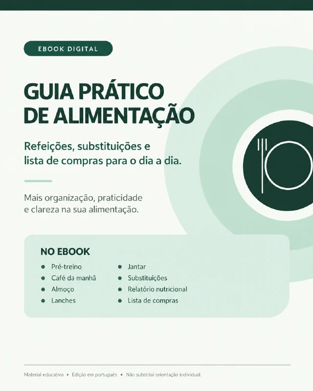 Capa do e-book Guia Prático de Alimentação